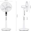 Fan Remote Control Fan Fan Floor Fan LED LCD Screen Home Mute Shaking Head Fan -Dormitory Office Fan 135CM ventilador view 2