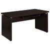 Coaster Home Furnishings - Skylar - Wood - L-Shaped Desk Set with Keyboard Tray, Mobile Filing Cabinet with Casters, Three Drawers - Transitional Style - Home Office - Cappuccino - 800891-S4 view 3