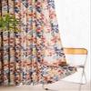 AZIMUZIXI Aesthetic Leaf Printed Room Darkening Curtains for Bedroom Living Room Colorful Window Drapes,2 Panels Set,50''W x 63''L view 1
