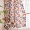 AZIMUZIXI Aesthetic Leaf Printed Room Darkening Curtains for Bedroom Living Room Colorful Window Drapes,2 Panels Set,50''W x 63''L view 3