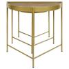 Coaster Home Furnishings Tristen 3-Piece Demilune Nesting Table Brown and Gold 936156 view 4