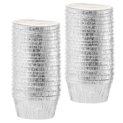 ABOOFAN Cupcake Baking Mold Aluminum Foil Baking Cups Disposable for Egg Tart Pies Cheesecakes
