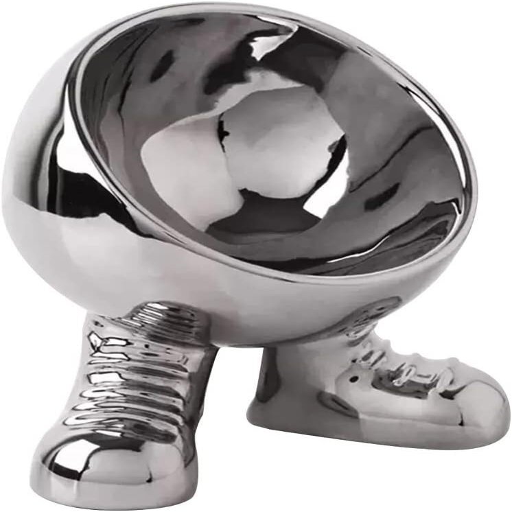 Key Tray Decorative Tray Coffee Table Decor Cabinet Ornaments Creative Living Room Key Bowl Jewelry Display Trays Key Phone Change Watches Candy Entryway Tray (Size : Silver a)