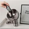 Key Tray Decorative Tray Coffee Table Decor Cabinet Ornaments Creative Living Room Key Bowl Jewelry Display Trays Key Phone Change Watches Candy Entryway Tray (Size : Silver a) view 2