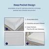 2-Pack Waterproof Mattress Protector for King Size Bed - Soft, Noiseless, Cooling, Deep Pocket Mattress Protector to Fit 8-20 inch Mattress view 4
