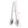 2PCS Tea Bag Squeezer, Stainless Steel Tea Bag Tongs Round Tiny Tongs with Comfortable Grip Tea Bags Strainer and Holder Dual Plate Design Gift for Tea Lovers Silver view 2