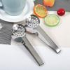 2PCS Tea Bag Squeezer, Stainless Steel Tea Bag Tongs Round Tiny Tongs with Comfortable Grip Tea Bags Strainer and Holder Dual Plate Design Gift for Tea Lovers Silver view 4