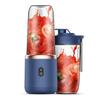 Mini Portable Blender - Handheld Blender Sport - Small Blender For Milkshakes And Smoothies - Excellent Blending Power - Ideal For Travel, Home And Office Double Cup, Saphire Blue view 1