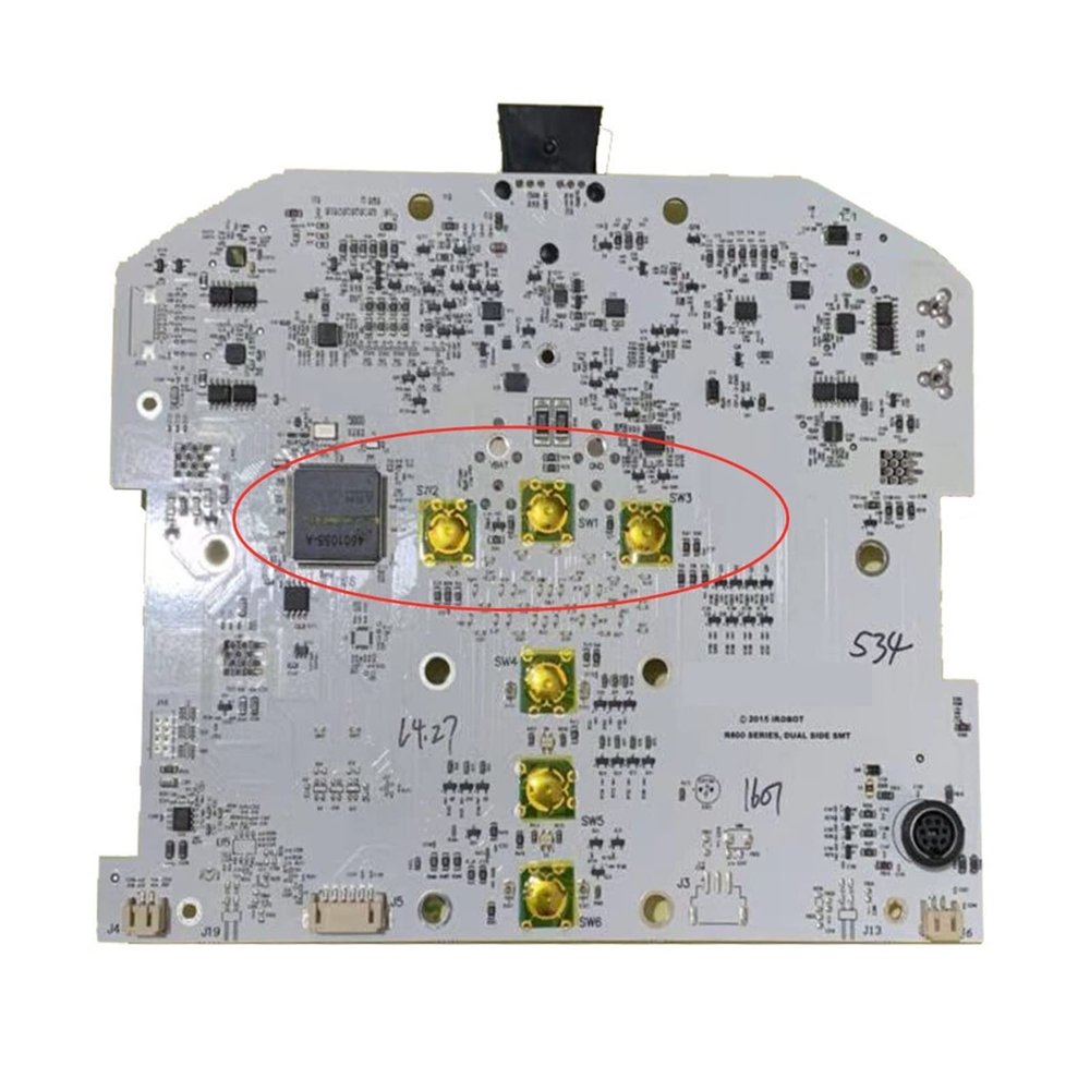 Beegie PCB Motherboard Compatible for IRobot Roomba 500 600. Series Vacuum Cleaner Replacement PCB Circuit Board Mainboard with Timing Function (Color : E)