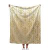Soft Plush Blankets Cream Coloured Geometric Checked Throw Covers Soft, Plush, Fluffy, 60inch X 70inch view 1