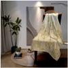 Soft Plush Blankets Cream Coloured Geometric Checked Throw Covers Soft, Plush, Fluffy, 60inch X 70inch view 3