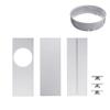 120cm Adjustable Air Conditioner Wind Shield Window Kit Plate For Portable Air Conditioner Exhaust Hose Tube Connector view 1