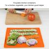 Food Grade High Temperature Resistant Non-Stick Fruit Dewatering Tray with Brink 4Pcs Silicone Dewatering Mat Fruit Peel Dewatering Tray Food Grade Dewatering Plate with brink (Orange) view 4
