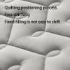 FCLDESHOP Soft Deep Pockets,Solid Color Raw Cotton Waterproof Quilted Sheet,Elder Kids Bedroom Urine Barrier Deep Pocket Mattress Protector,White,90x200cm (3pcs) view 4