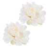 LIFKOME Curtain Tiebacks Flower White Set 2pcs Floral Clips Modern Home Decor No Tools Needed view 1