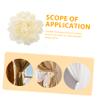 LIFKOME Curtain Tiebacks Flower White Set 2pcs Floral Clips Modern Home Decor No Tools Needed view 4