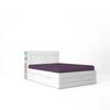 SheetWorld Short King Size Sheet Set - 100% Cotton Woven, 500 TC - Includes 1 Fitted, 1 Flat, 2 Pillow Cases - Softer Than Egyptian Cotton - Natural & Hypoallergenic - Plum - Made in USA view 3