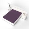 SheetWorld Short King Size Sheet Set - 100% Cotton Woven, 500 TC - Includes 1 Fitted, 1 Flat, 2 Pillow Cases - Softer Than Egyptian Cotton - Natural & Hypoallergenic - Plum - Made in USA view 4
