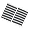 Healvian 100pcs Black and White Stripe Plastic Goodie Bags for Cookies Treats and Snacks Moistureproof Party Favor Wrapping Bags for Birthdays Weddings and Holidays view 1