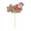 FETAL Baking Cake Decoration Small Plug-in Snowman Old Man Gift Cake Insert view 1