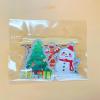 FETAL Baking Cake Decoration Small Plug-in Snowman Old Man Gift Cake Insert view 3