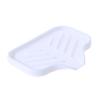 ACUIF Silicone Soap Dish with Drain Spout,Bathroom and Kitchen Sink Organizer,Sponge Holder,Dish Soap Tray,Faucet Drying Mat Soap Dispenser Countertop Storage Tray for Scrubber,Bottle,Cup,Short White view 4