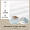 ZOE GARDEN Gradient Marble Chair Seat Covers for Dining Room Stretch Chair Seat Covers Set of 1, Chair Seat Protector Cushion Slipcovers for Kitchen Restaurant Office Modern Ombre Teal Turquoise Gold view 2