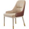 Amunpitic Dining Chair PU Leather Living Room, Living Room Chairs with Backrest, Upholstered Dining Chairs, Chairs for Kitchen, Set of Dining Room Chairs, for Kitchen, Dining (C 1 Pack) view 1