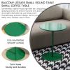 Drsyffsup Bar Table Green, Round Bistro Tables High Bar Table Side End Tables Tall Breakfast Table for Coffee Kitchen Pub Club, Space Saving (Size : 48x48x62cm) view 3