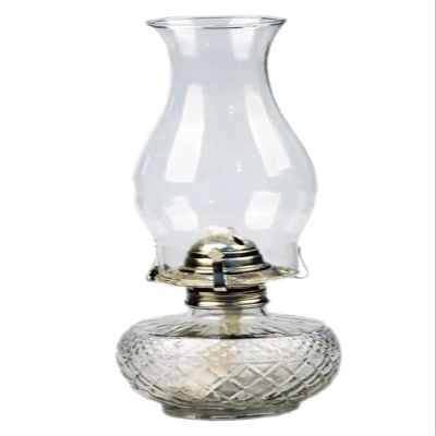 Oil Lamps Hurricane/Kerosene Lamp Clear Crystal Oil Lamps with Wick Adjustable Switch Hurricane Lamp Indoor Lighting Kerosene Lights Tabletop Kitchen