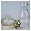 Oil Lamps Hurricane/Kerosene Lamp Clear Crystal Oil Lamps with Wick Adjustable Switch Hurricane Lamp Indoor Lighting Kerosene Lights Tabletop Kitchen view 4