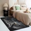 ZDABAOEC Owl Rug, Animal 4x6 Area Rugs, Machine Washable & Non Slip, Owl Patterned Large Rugs for Bedroom Living Room Entryway, Indoor Floor Carpet & Home Decor view 3