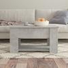 Camerina Coffee Table Concrete Gray 31.1"x19.3"x16.1" Engineered Wood Center Table for Living Room Coffee Table Center Table view 4