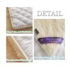 XHCTNN Wool Fleece Fitted Mattress Cover Pad with Straps - Breathable Lamb Folding Wool Mattress Protector Pure Wool Bed Topper(White,59 * 75") view 3