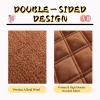 Mattress Topper Sheet Protector Underblanket with Straps - Extra Thick Mattress Pad Cover Woolmark Under Blanket(Camel,35 * 75") view 2