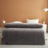 Mattress Topper Sheet Protector Underblanket with Straps - Extra Thick Mattress Pad Cover Woolmark Under Blanket(Grey,31 * 75") view 1