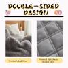 Mattress Topper Sheet Protector Underblanket with Straps - Extra Thick Mattress Pad Cover Woolmark Under Blanket(Grey,31 * 75") view 2