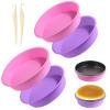 4PCS Cheesecake Pan Protector, Water Bath Protector for 9/9.5 Inch Round Springform Pan, Round Cake Mold Cake Baking Pans, Preventing Water from Entering the Spring Form Pans view 1