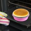4PCS Cheesecake Pan Protector, Water Bath Protector for 9/9.5 Inch Round Springform Pan, Round Cake Mold Cake Baking Pans, Preventing Water from Entering the Spring Form Pans view 4
