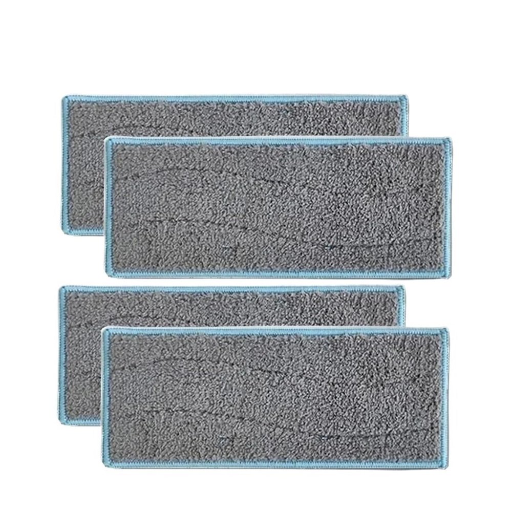 Mop Washable Mop Cloths Rags Pads Accessories Vacuum Cleaner Dry Wet Mop Cloth Rag Spare Parts.Compatible for IRobot Braava. Jet M6 (Color : 4 pcs-01)