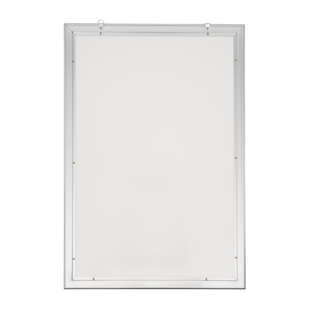 BANLICALI Poster Frames 27 x 40 Inch Modern LED Movie Poster Frame, Wall Mount LED Backlit Light Box Display Sign Holder for Movie Poster Advertising Display 18W (Silver)