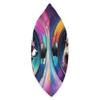 Rave Doctor's Psychedelic n Surreal Festival Garbs Rave Festival Essential Psychedelic Raccoon EDM Dancing Throw Pillow, 16x16, Multicolor view 2