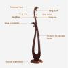 Coat Stand Wooden Coat Rack Freestanding Coat Stand With 12 Hooks Coat Tree For Bedroom Hallway Entryway Coat Holder Space Saver view 3