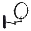 Makeup Mirror Makeup Mirror, Bathroom Mirrors Wall Mounted Black with 10x Magnification, Double- Sided Makeup Mirrors Magnifying for Bathroom, 360 Free Rotation, Extendable for Home, Spa and Hote view 1