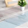 Transparent Tablecloths,Clear PVC Table Protector,Rectangle Dining Table Protector, Waterproof Non-Slip Furniture Protector,Heat Protection,Durable,Easy Clean(Thickness:1/1.5/2mm,20 sizes:55''x71'') ( view 1