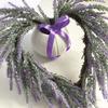 Artificial Outdoor Wreath for Front Door,Hanging Artificial lavender Heart shaped Vine Spring Decor,Artificial Table flower Plant Garland,Faux Plants for Wedding Party Christmas Home Decor(#1) view 4