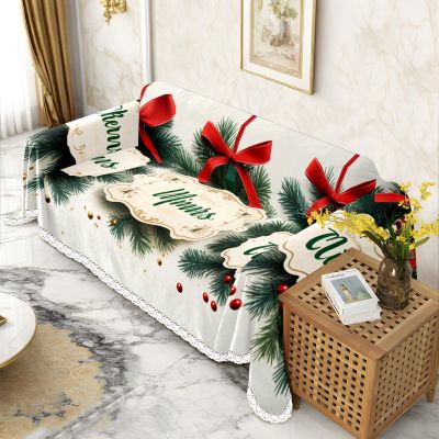 AQUNNEW Sofa Cover Water Resistant Slipcover Furniture Protector Christmas Tree Washable Couch Cover with Non Slip for Kids Dogs Pet