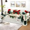 AQUNNEW Sofa Cover Water Resistant Slipcover Furniture Protector Christmas Tree Washable Couch Cover with Non Slip for Kids Dogs Pet view 3