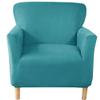 Banquet Armchair Slipcovers Stretch Velvet Club Chair Slipcovers with Arms 1 Seat Chair Covers for Living Room Anti Slip Soft Armchair Slipcover Furniture Protector with Elastic Bottom ( Color : #32 ) view 1