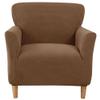 Banquet Armchair Slipcovers Stretch Velvet Club Chair Slipcovers with Arms 1 Seat Chair Covers for Living Room Anti Slip Soft Armchair Slipcover Furniture Protector with Elastic Bottom ( Color : #17 ) view 1